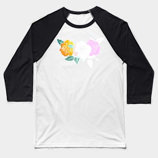 Tri flower power Baseball T-Shirt